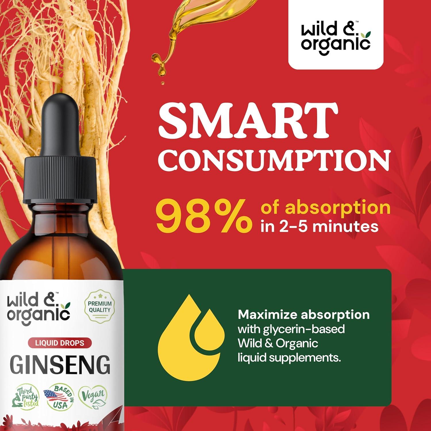 Extracto de Ginseng Rojo Coreano Silvestre 59 ml - Vegano