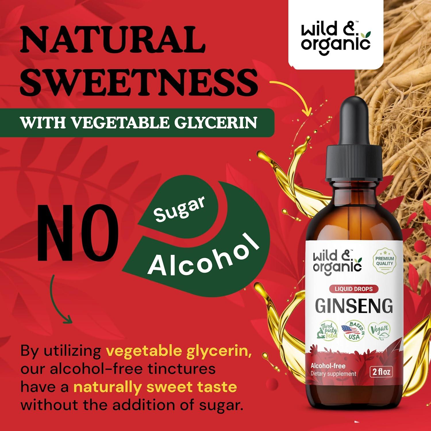 Extracto de Ginseng Rojo Coreano Silvestre 59 ml - Vegano