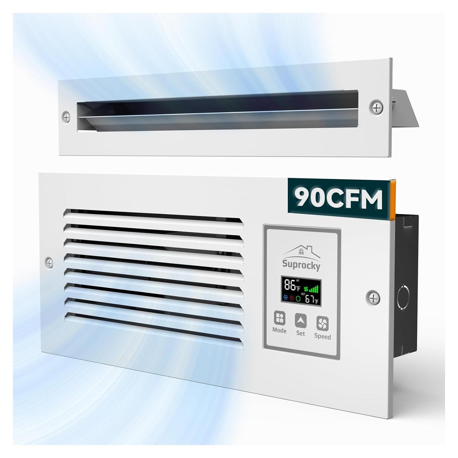 Ventilador de Transferencia de Aire Suprocky RTR75 90 CFM 5 Velocidades