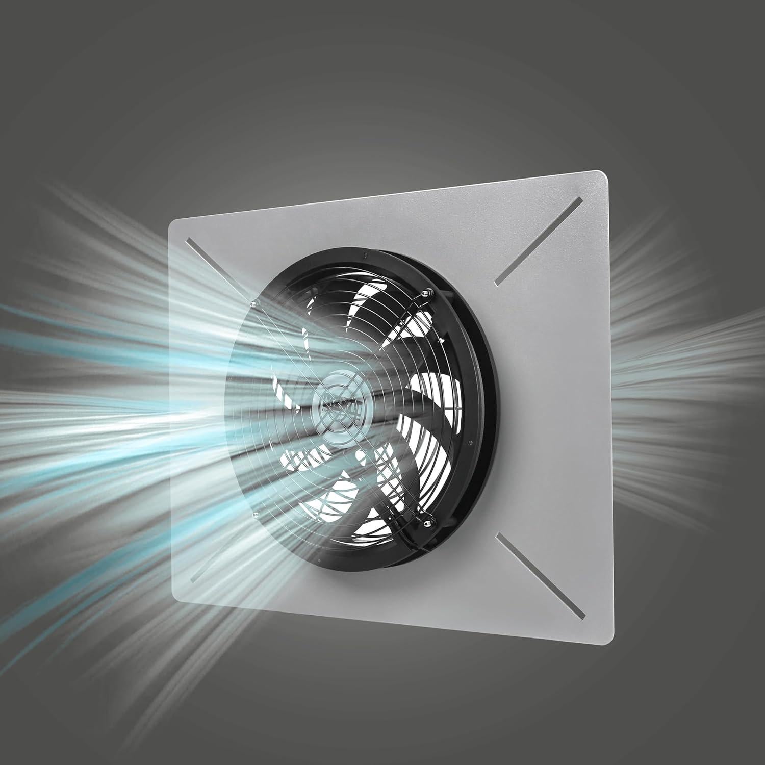 Ventilador de Escape MEOZRI Mediano 420 CFM Acero Inoxidable