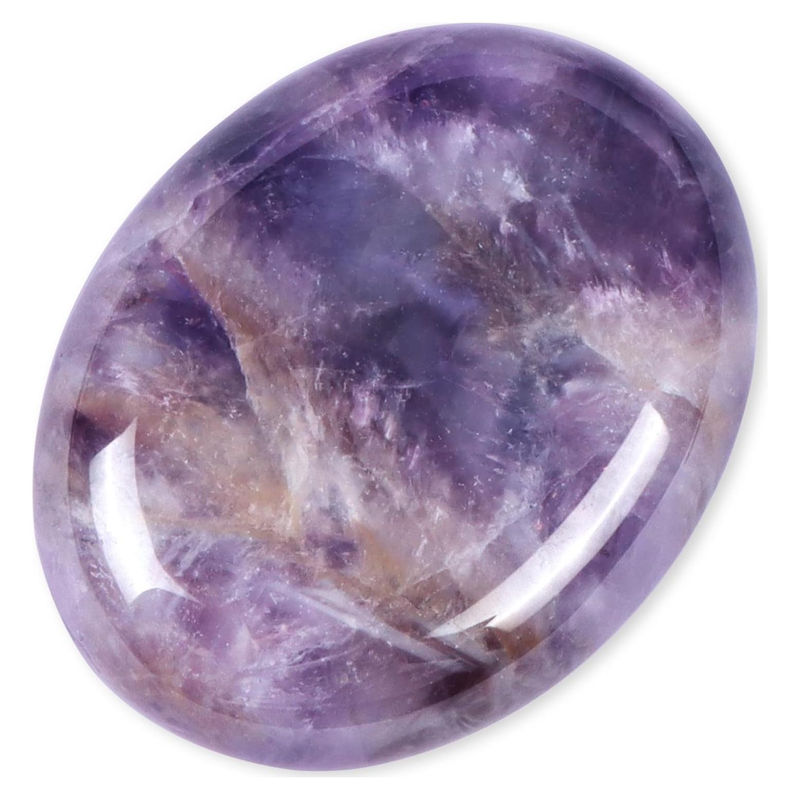 Piedra de Palma de Amatista LEADGEM 4.6 cm para Ansiedad