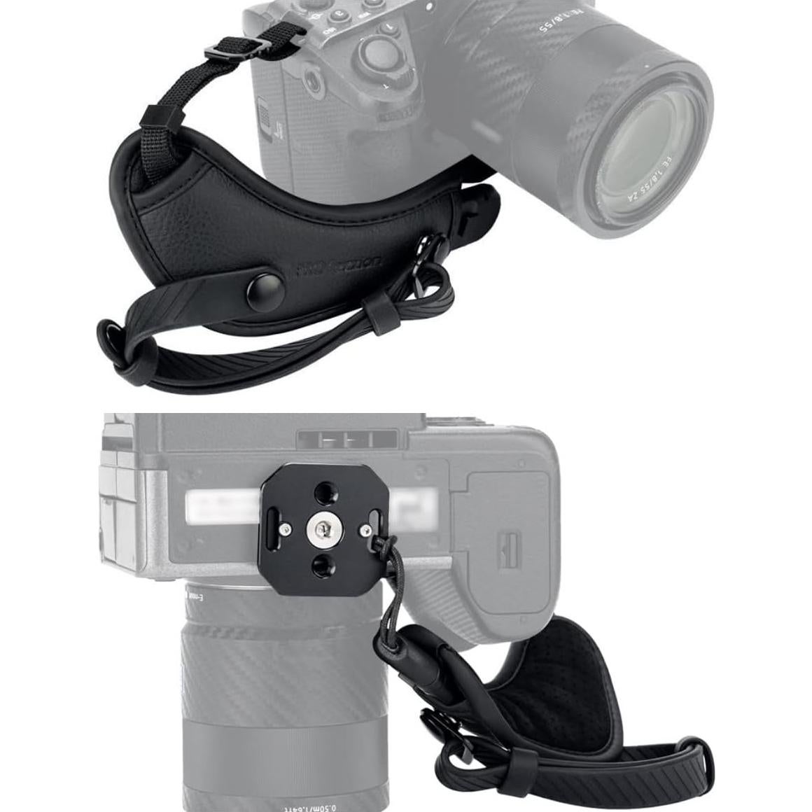 Correa de Mano PROfezzion PHS-M1 Negra para Cámaras DSLR y Sin Espejo