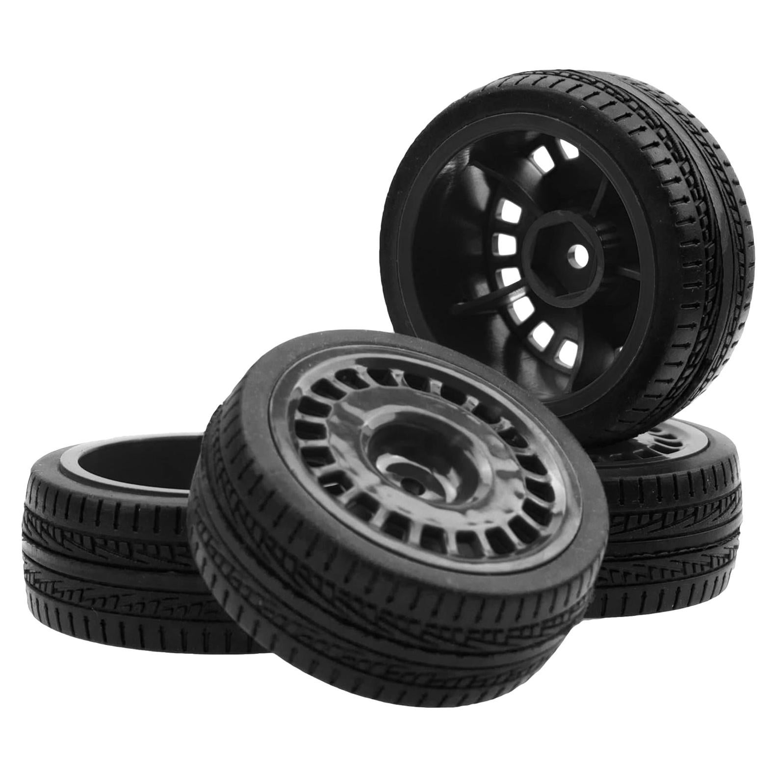 Neumáticos de Caucho 70mm con Llantas Nylon 12mm HIRCQOO