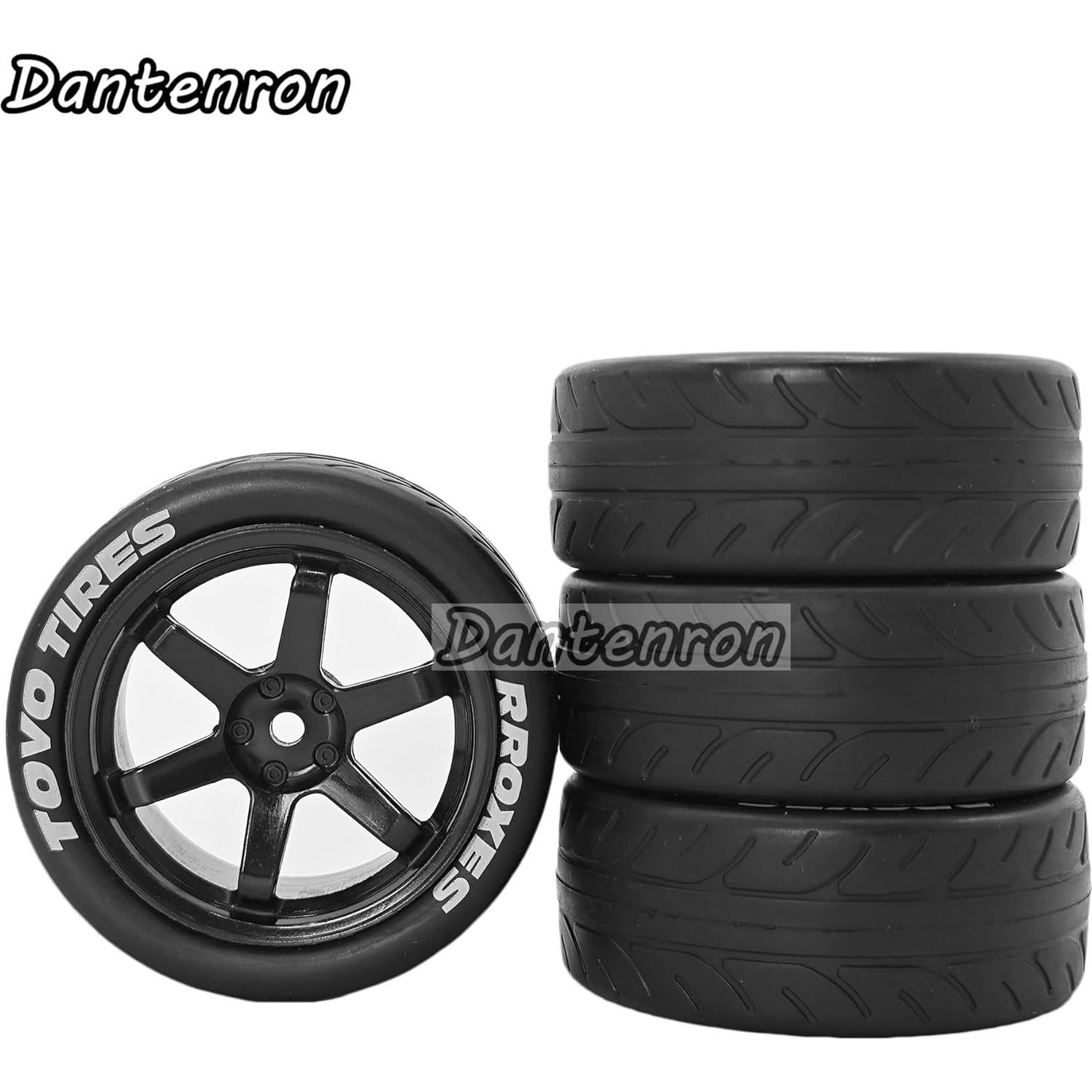 Neumáticos RC 1/10 Dantenron 68mm para Rally Drift 4Pcs