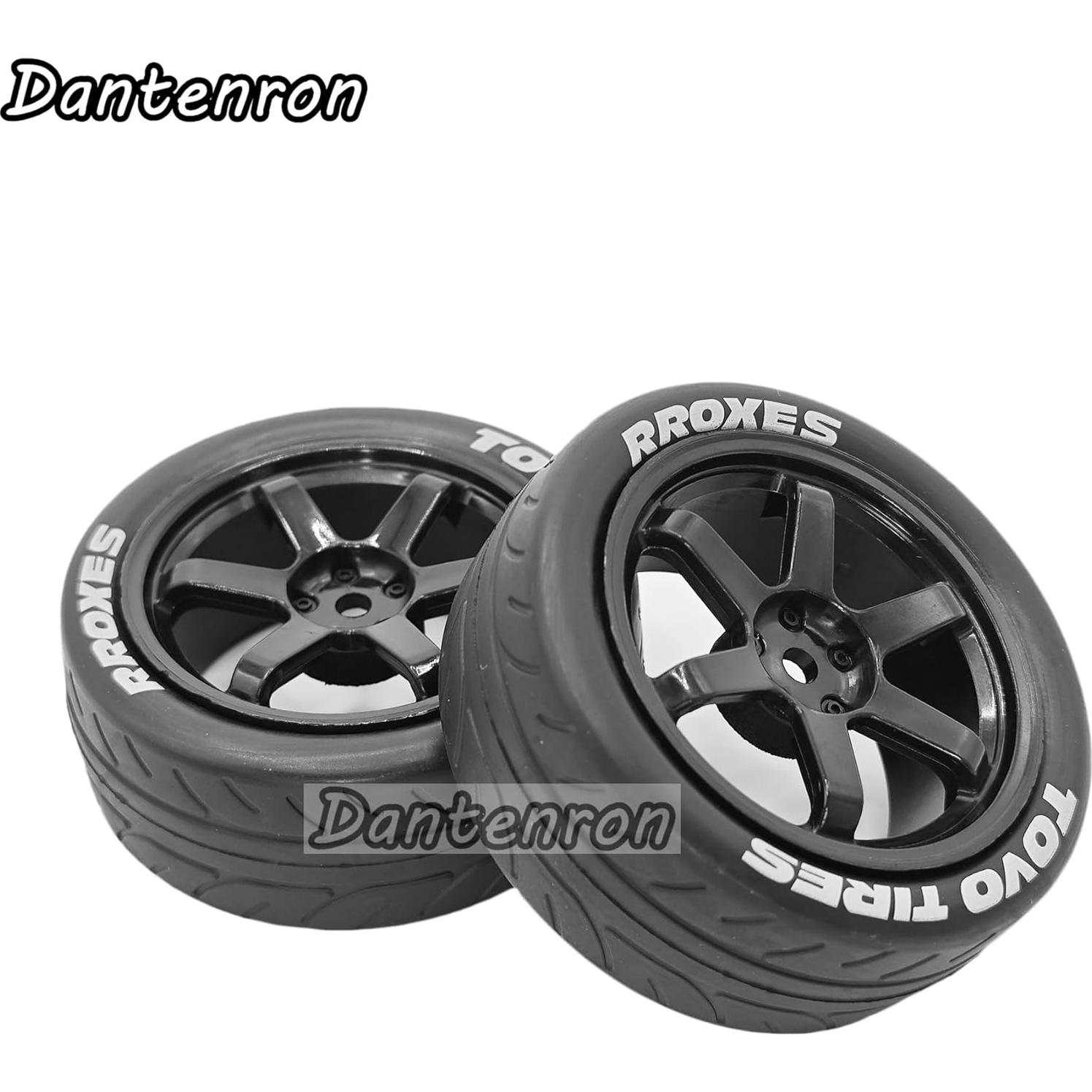 Neumáticos RC 1/10 Dantenron 68mm para Rally Drift 4Pcs