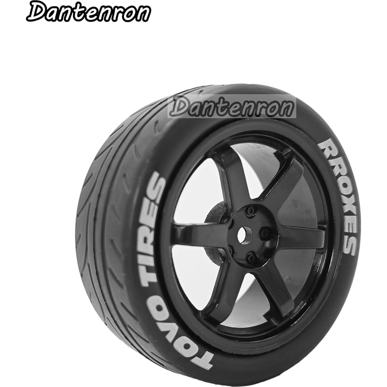 Neumáticos RC 1/10 Dantenron 68mm para Rally Drift 4Pcs