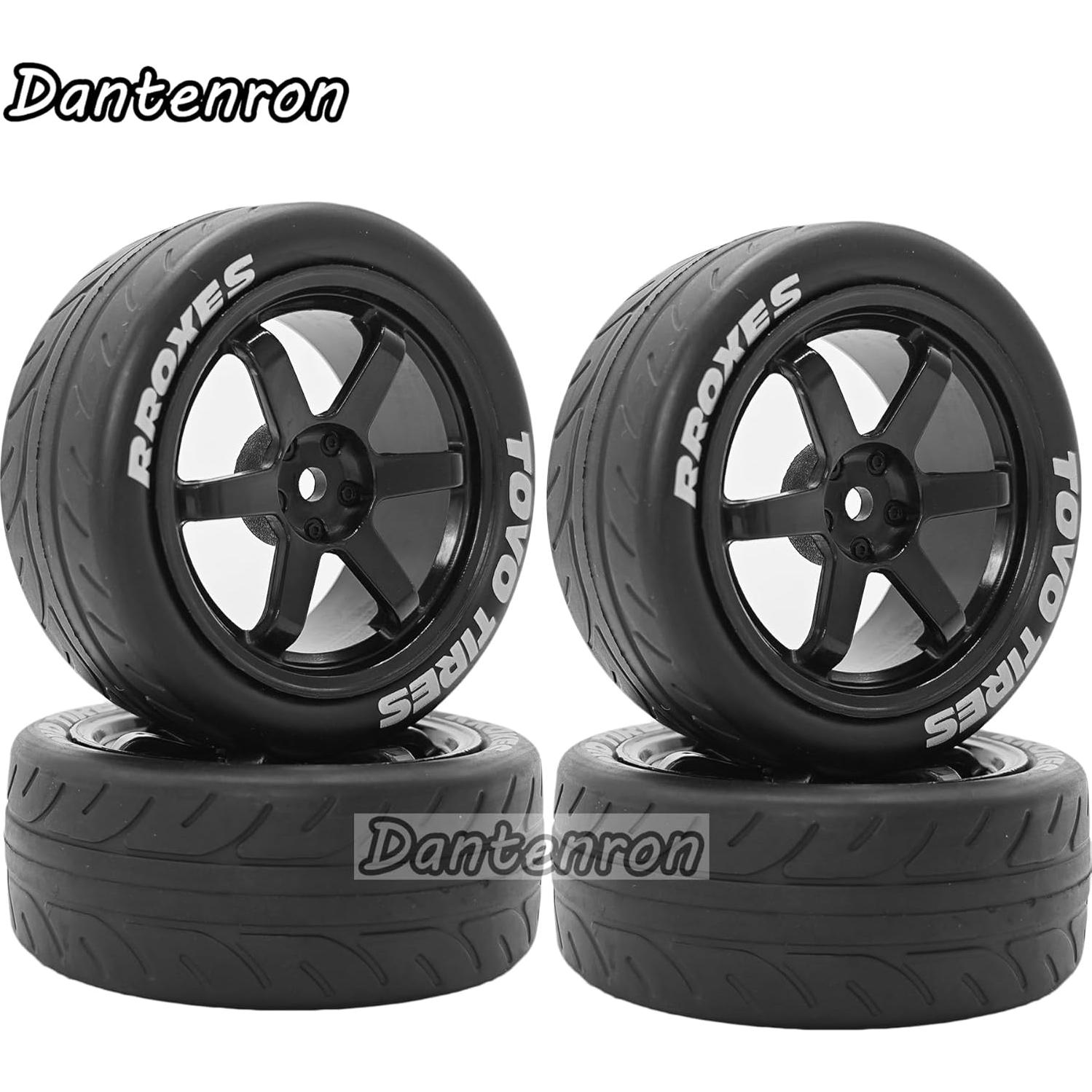 Neumáticos RC 1/10 Dantenron 68mm para Rally Drift 4Pcs