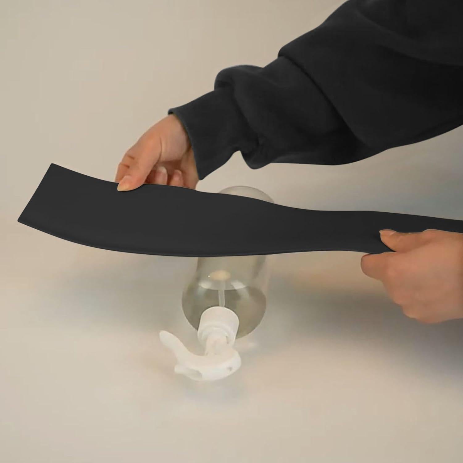 Moldura de Zócalo Autoadhesiva Sysho 12 cm x 6 m Negro