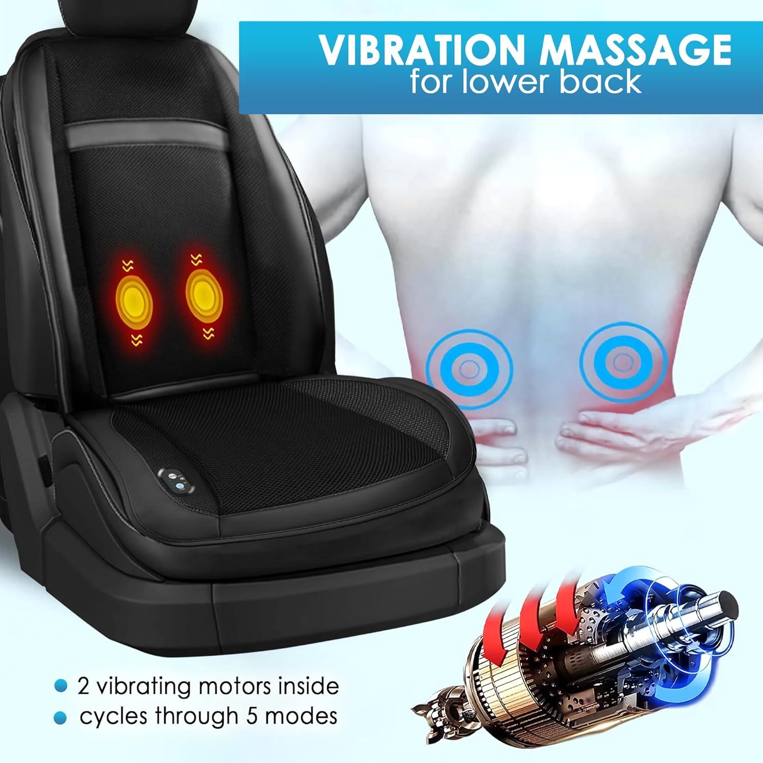 Funda de Asiento de Coche Ventilada Fochutech 12V con Masaje