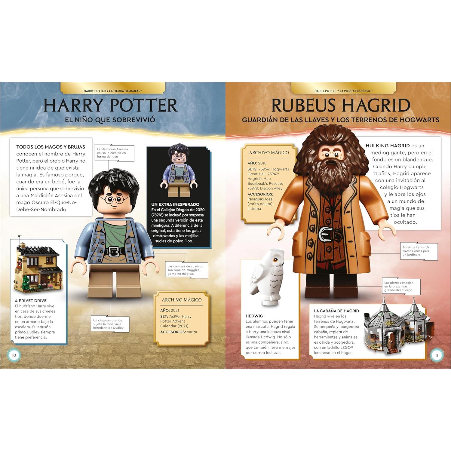 LEGO Harry Potter Enciclopedia de personajes (Character Encyclopedia): Con una minifigura exclusiva de LEGO Harry Potter (Spanish Edition)
