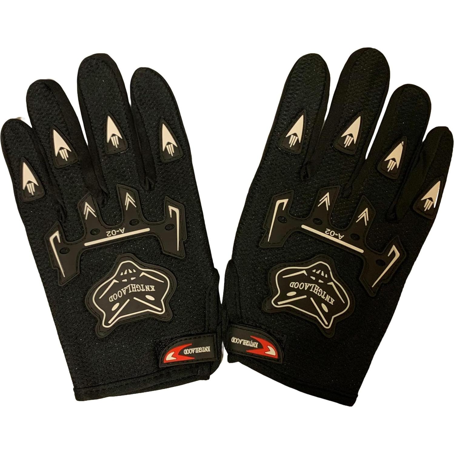 Guantes de Montar MRS para Adolescentes Grande Negro
