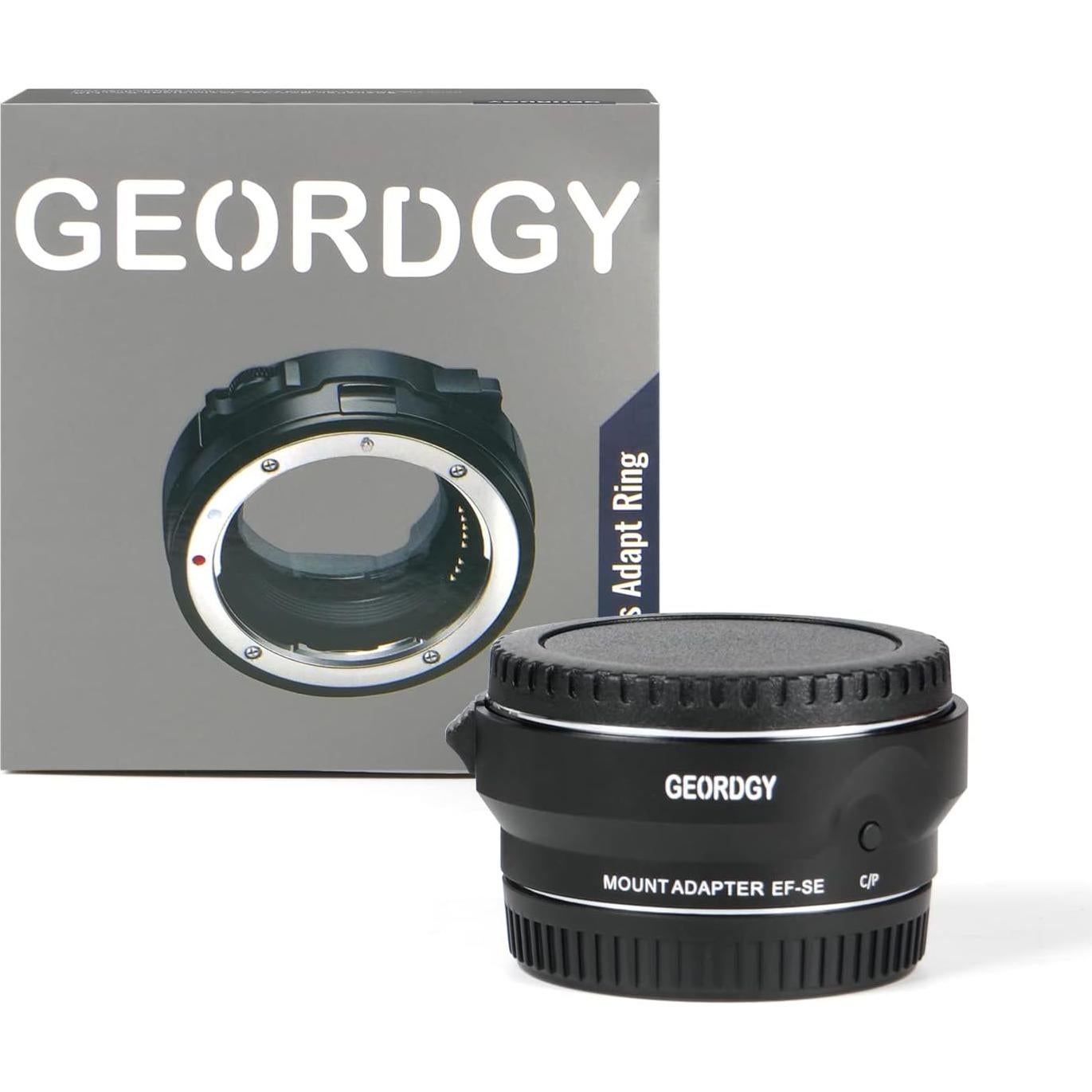 Adaptador de Montura de Lente EF/EF-S GEORDGY para Sony E