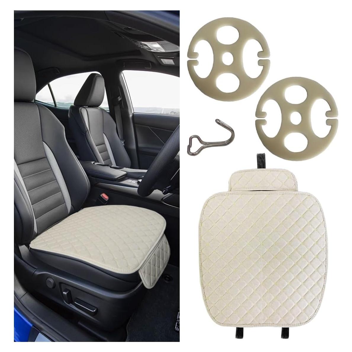 Funda de Asiento de Coche LAINLOY Beige Universal 49.2x50cm