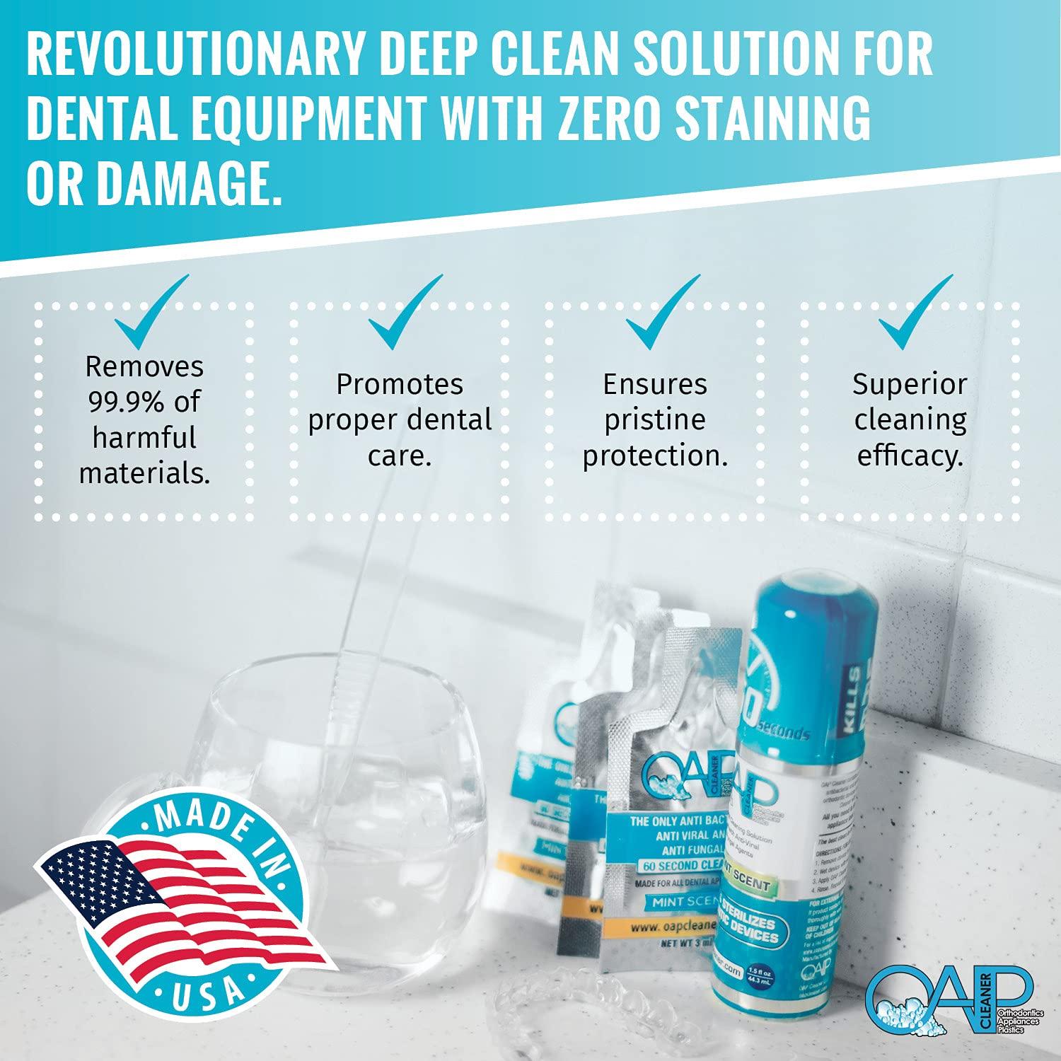 Limpiador OAP Espuma 44.3ml - Limpia Aparatos Dentales