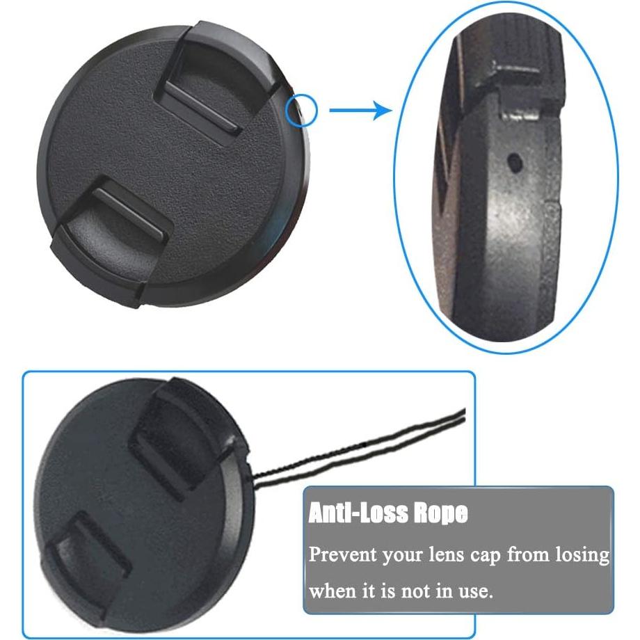 Tapa de lente 52mm Fire Rock para cámaras Nikon y Canon