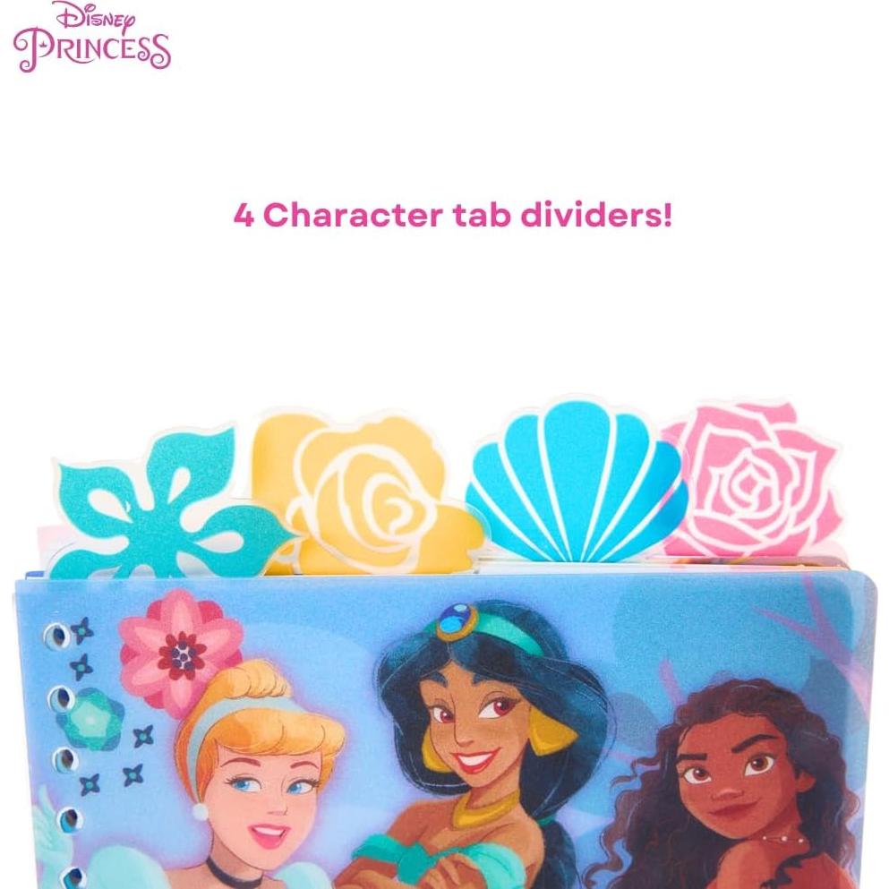 Cuaderno Disney Princesas A5 96 Páginas Rayadas Espiral