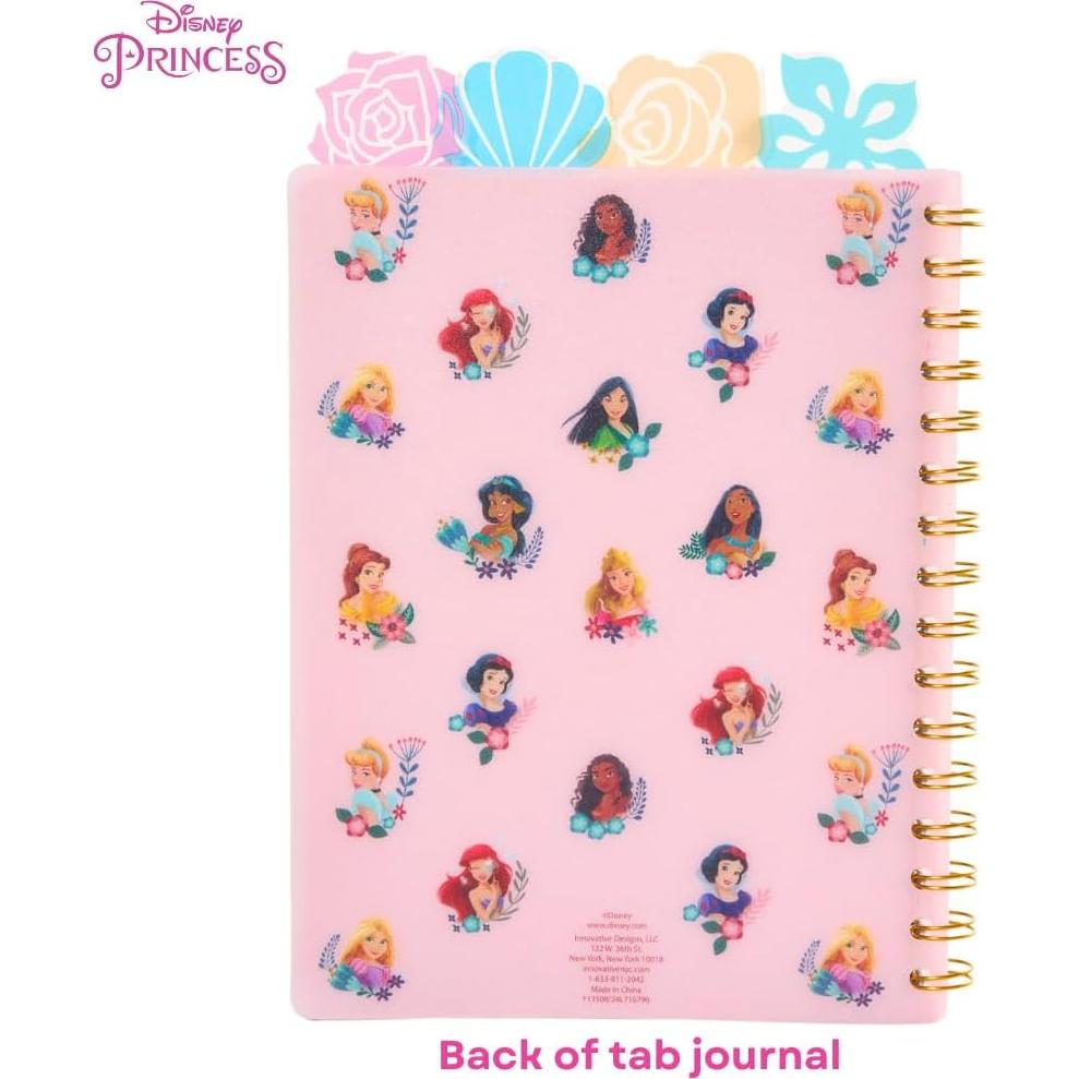 Cuaderno Disney Princesas A5 96 Páginas Rayadas Espiral