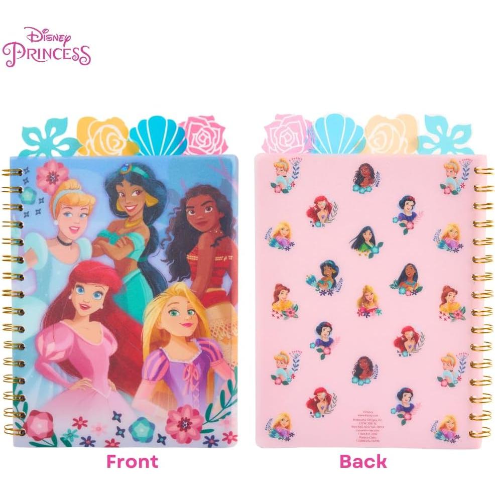Cuaderno Disney Princesas A5 96 Páginas Rayadas Espiral