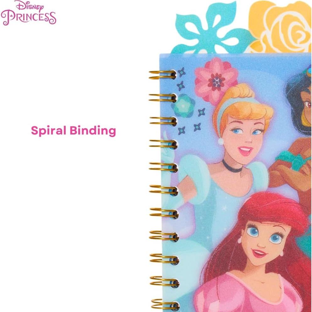 Cuaderno Disney Princesas A5 96 Páginas Rayadas Espiral