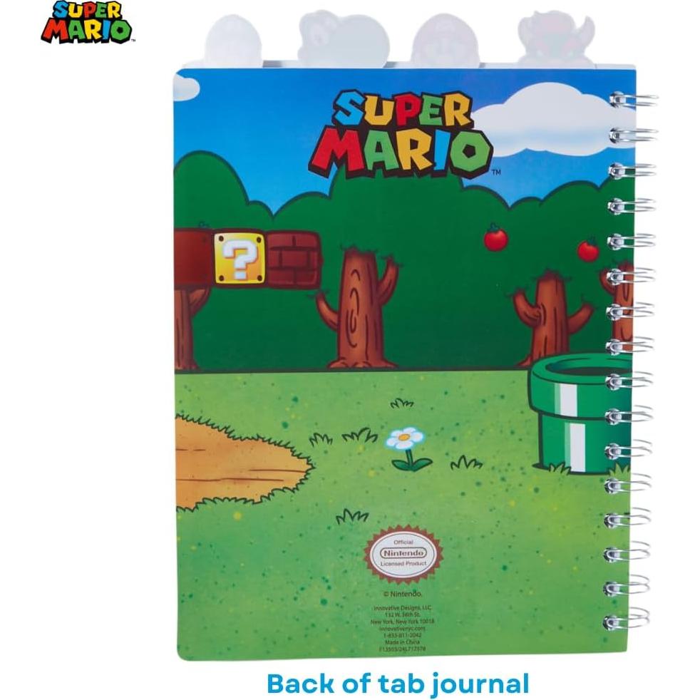 Cuaderno Super Mario Bros Diseños Innovadores 96 Páginas