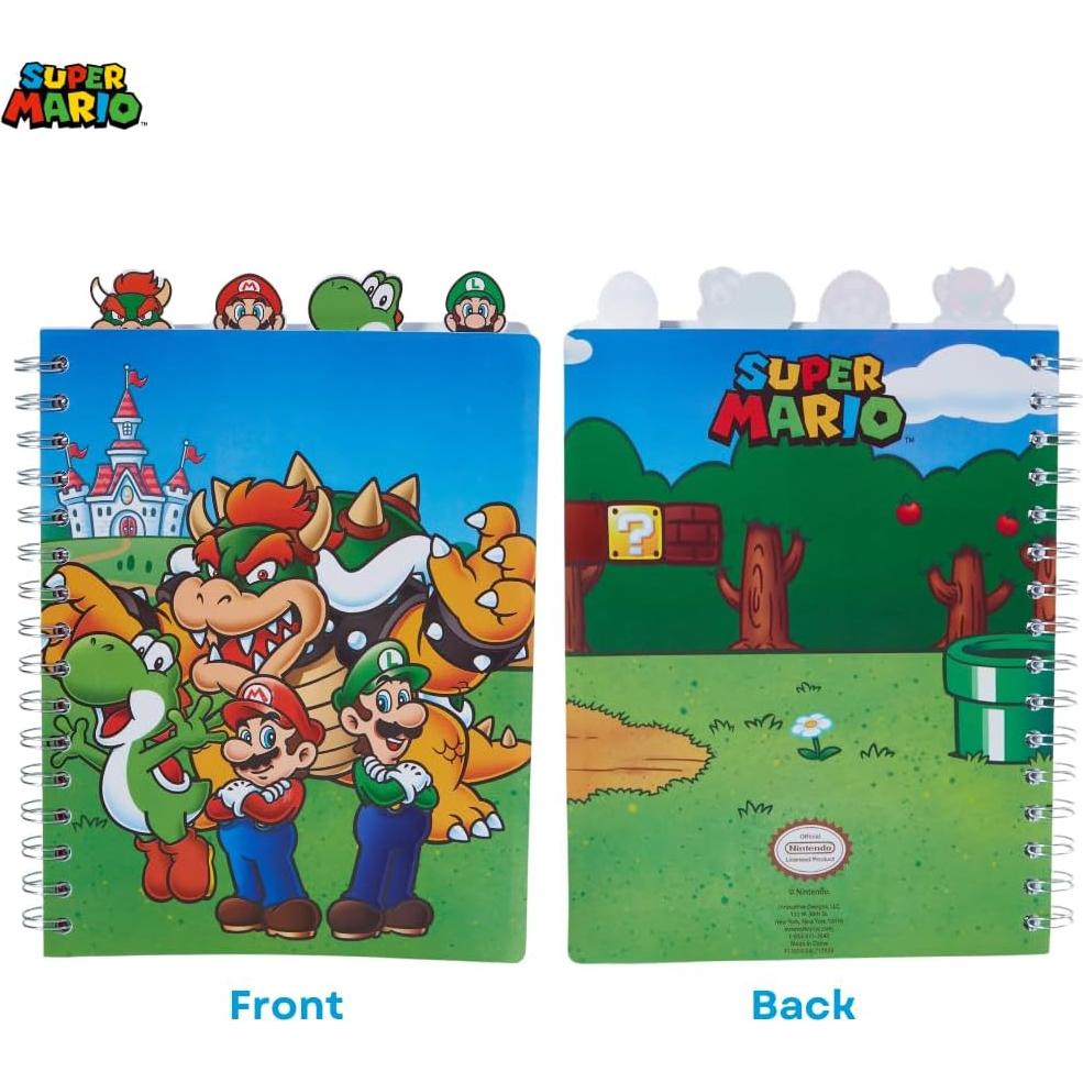 Cuaderno Super Mario Bros Diseños Innovadores 96 Páginas