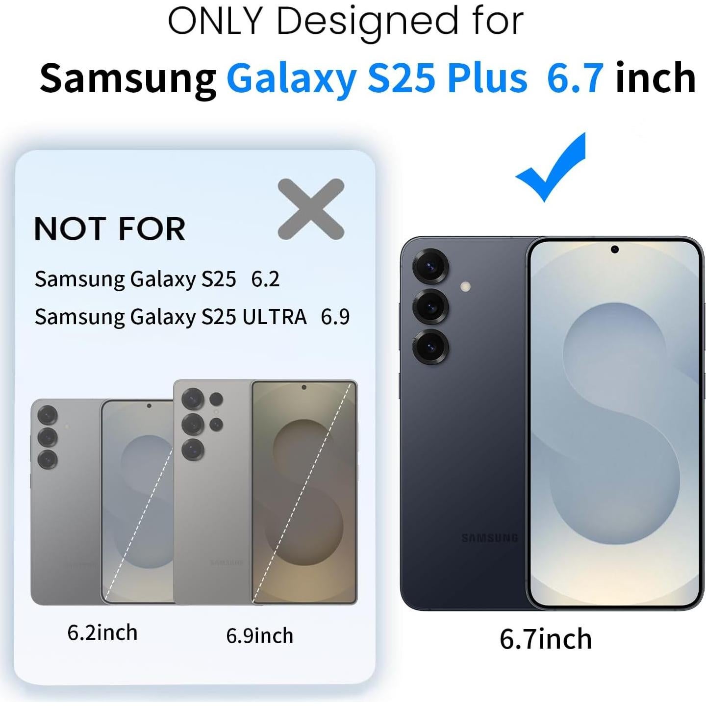 Funda Magnética a Prueba de Golpes Bitowik para Samsung S25 Plus