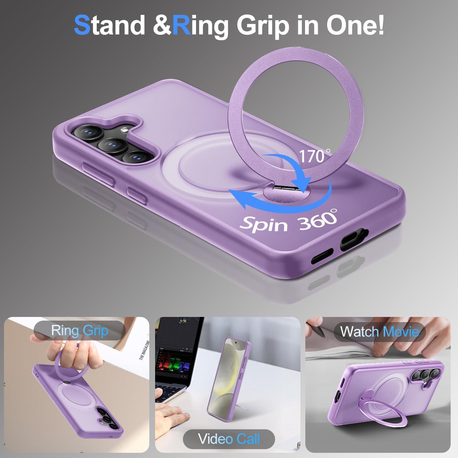 Funda Magnética a Prueba de Golpes Bitowik para Samsung S25 Plus