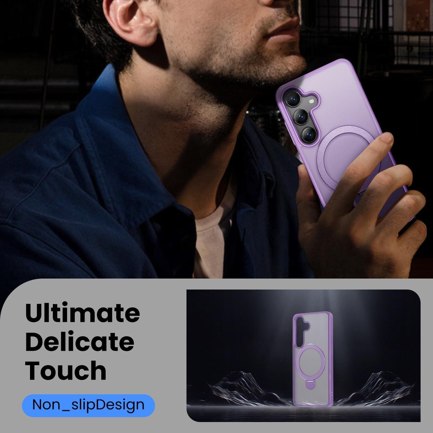 Funda Magnética a Prueba de Golpes Bitowik para Samsung S25 Plus