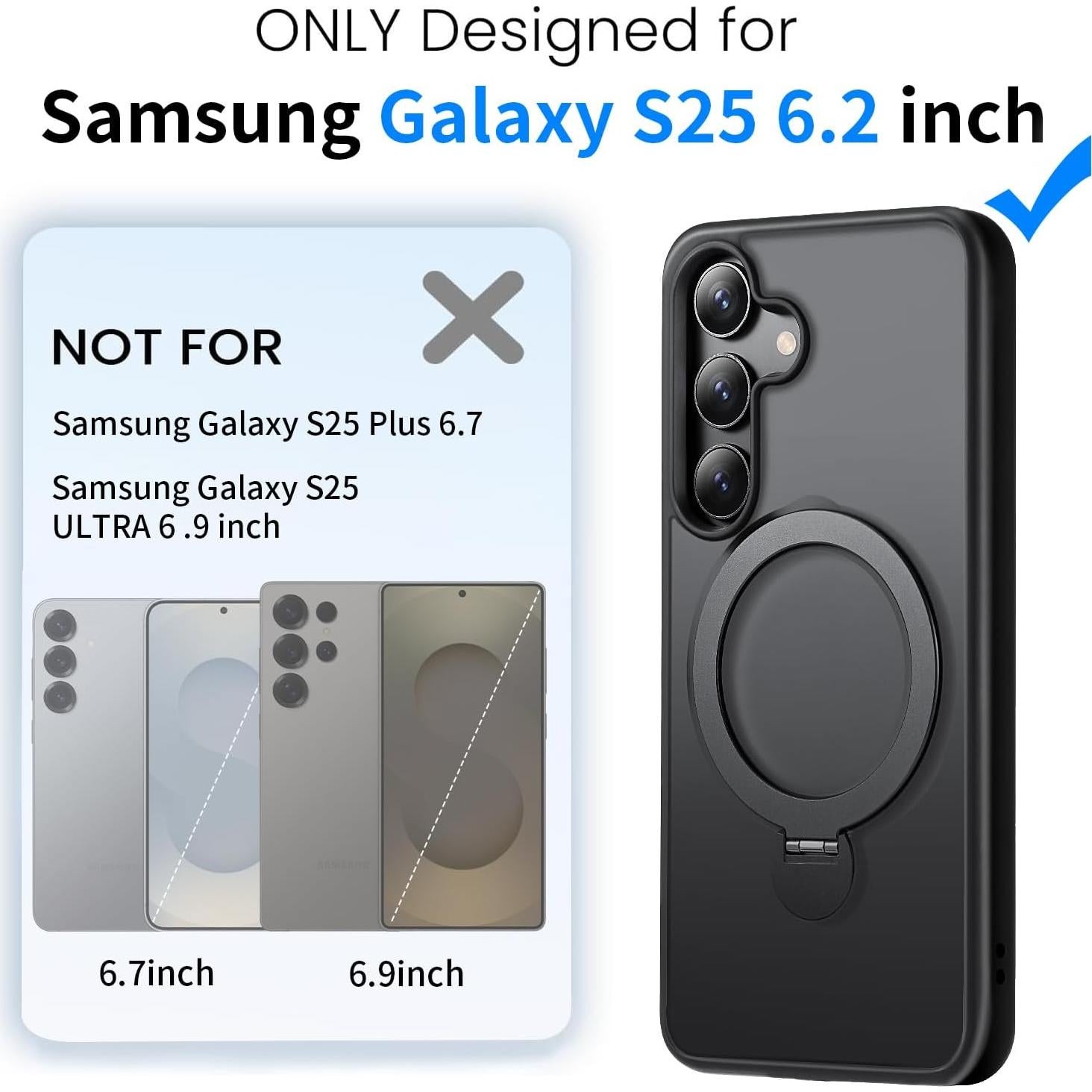 Funda Magnética a Prueba de Golpes Bitowik para Samsung Galaxy S25