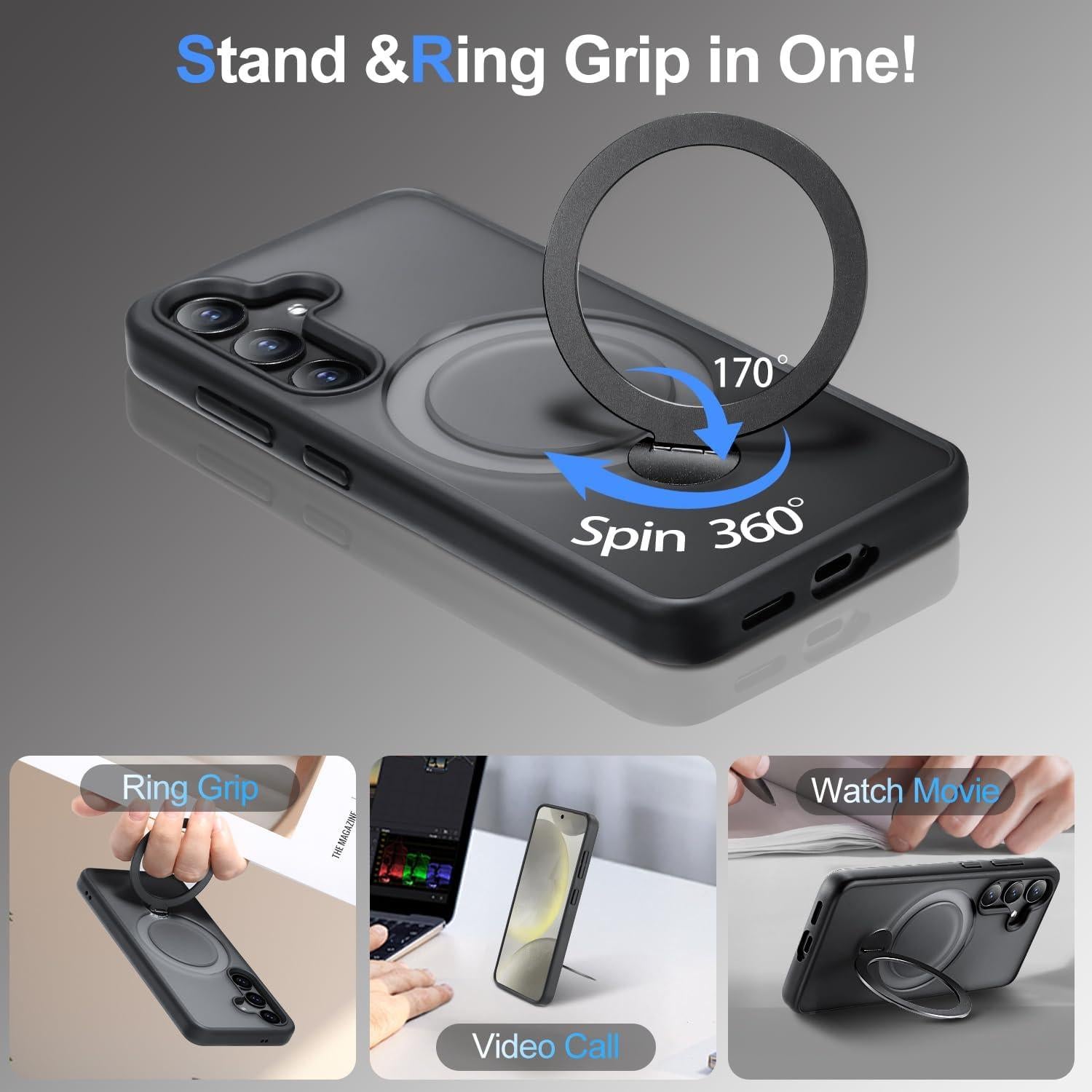 Funda Magnética a Prueba de Golpes Bitowik para Samsung Galaxy S25