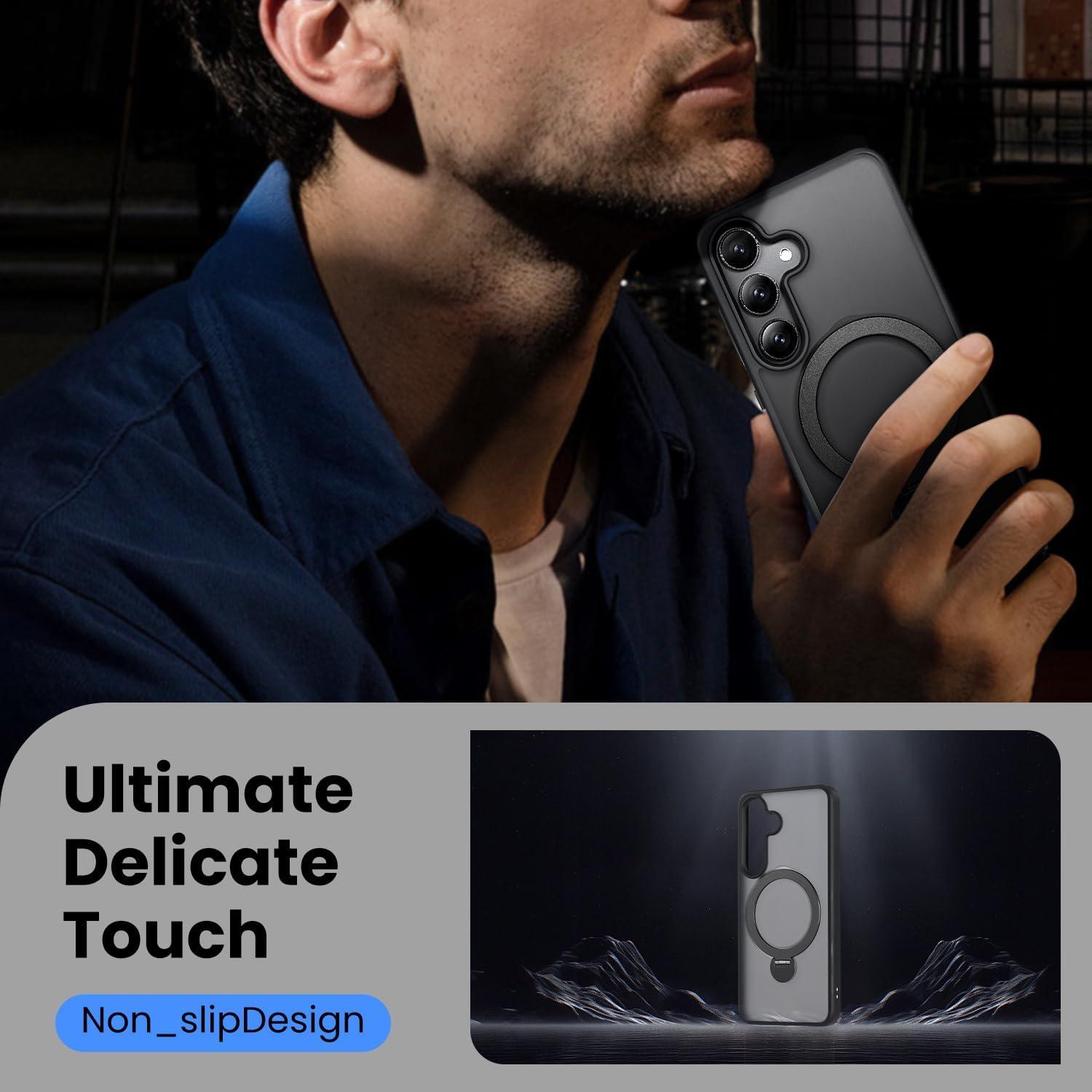 Funda Magnética a Prueba de Golpes Bitowik para Samsung Galaxy S25