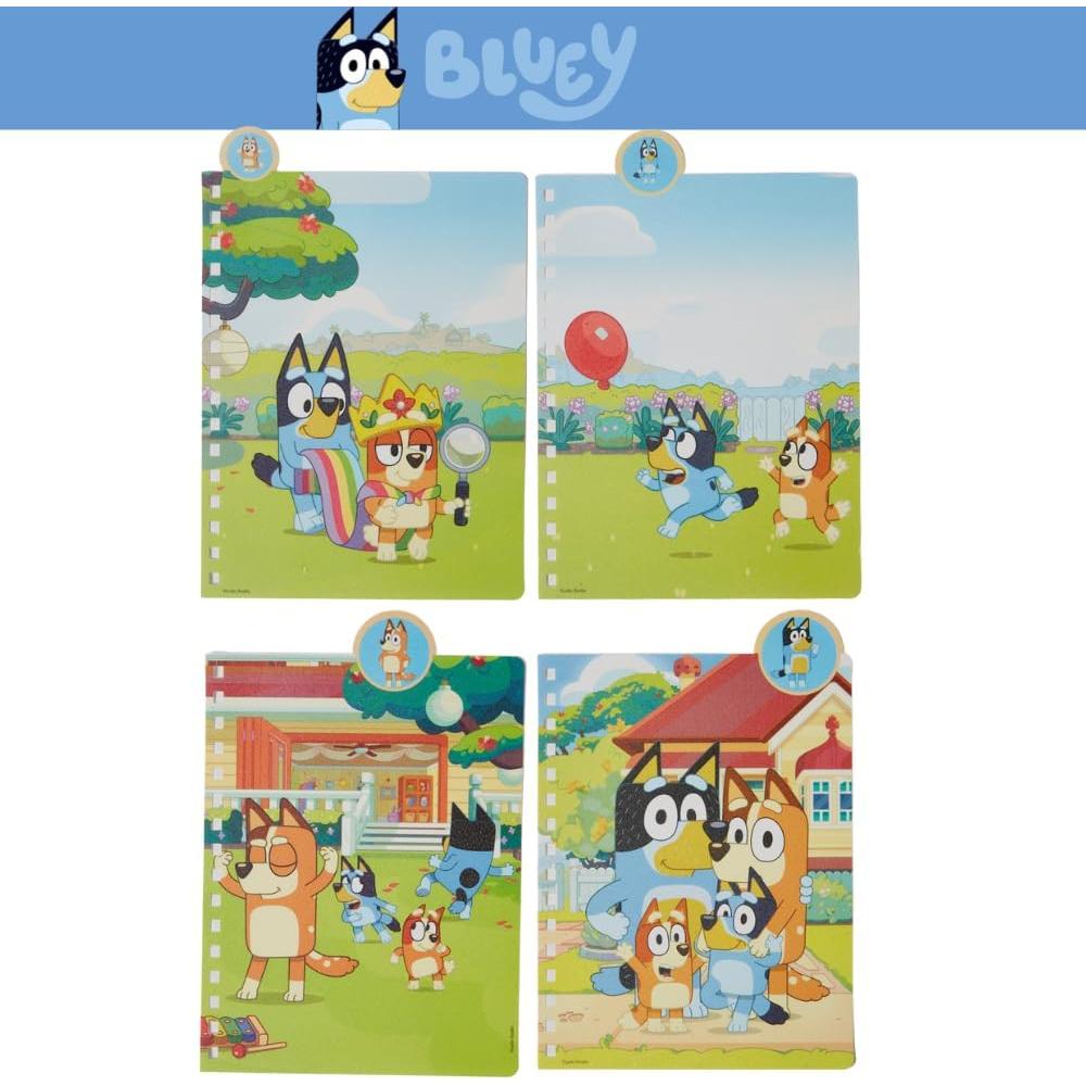 Cuaderno Bluey Diseños Innovadores 96 Páginas Rayadas