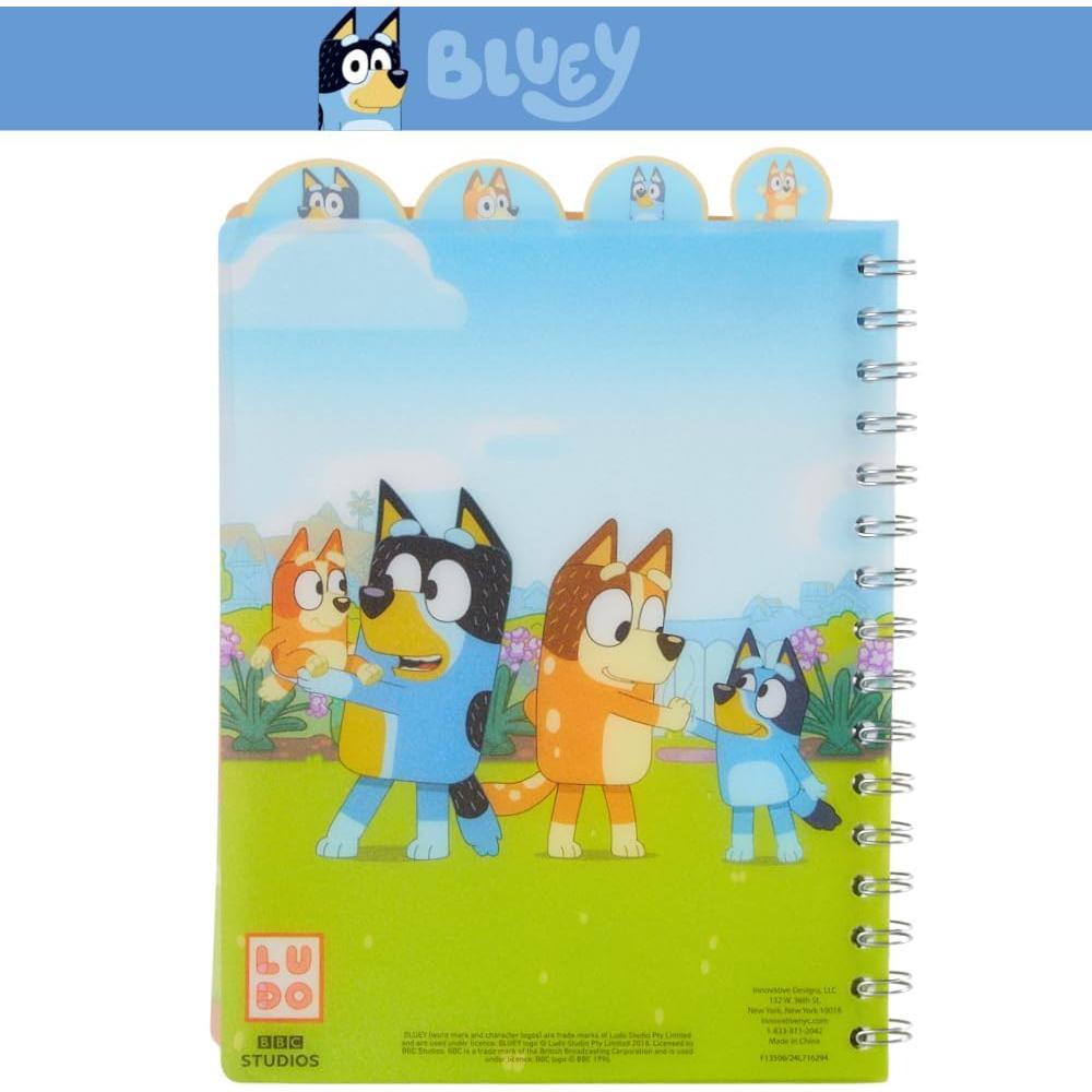 Cuaderno Bluey Diseños Innovadores 96 Páginas Rayadas