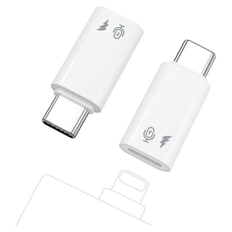 Adaptador Lightning a USB C MoKo para Micrófono Lavalier