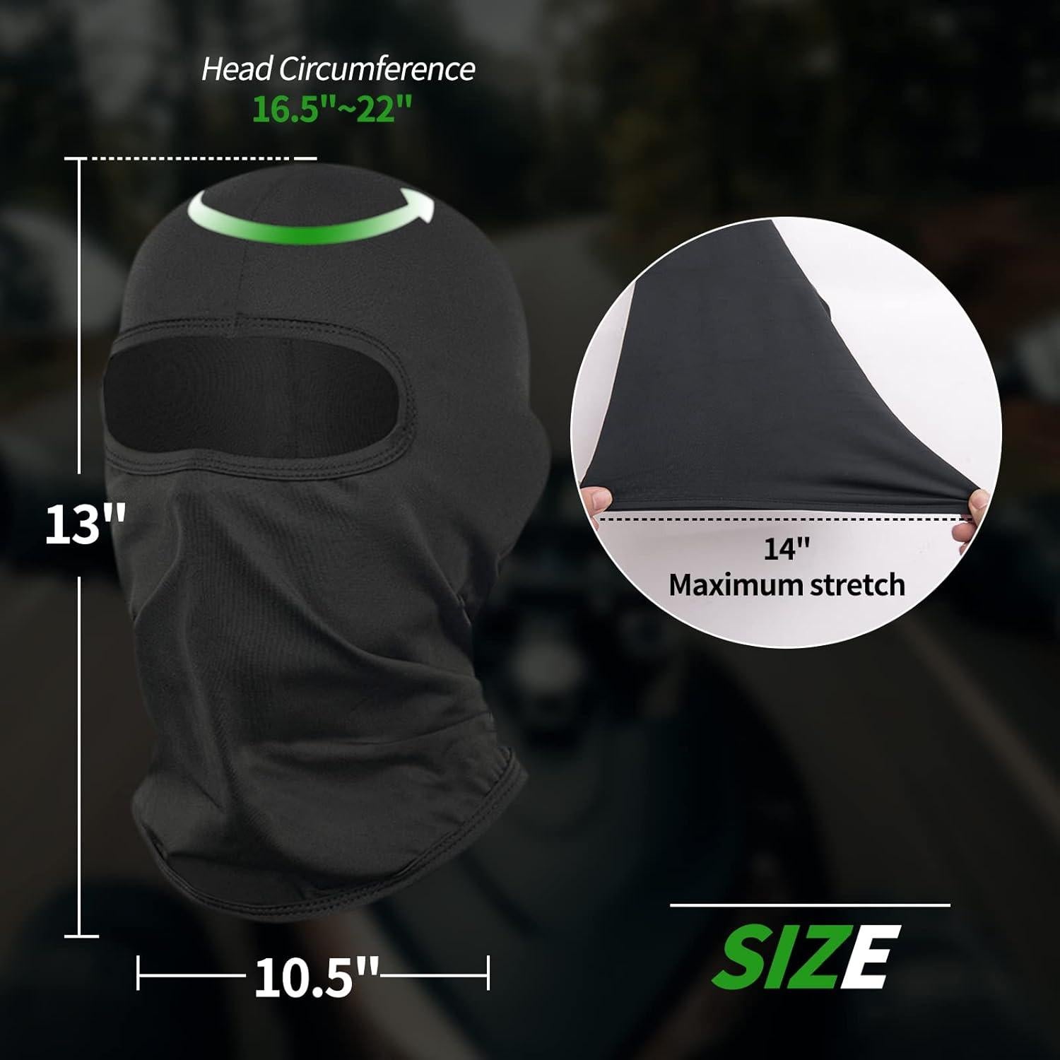 Balaclava LONGKING Unisex para Esquí y Motocicleta - Protección UV