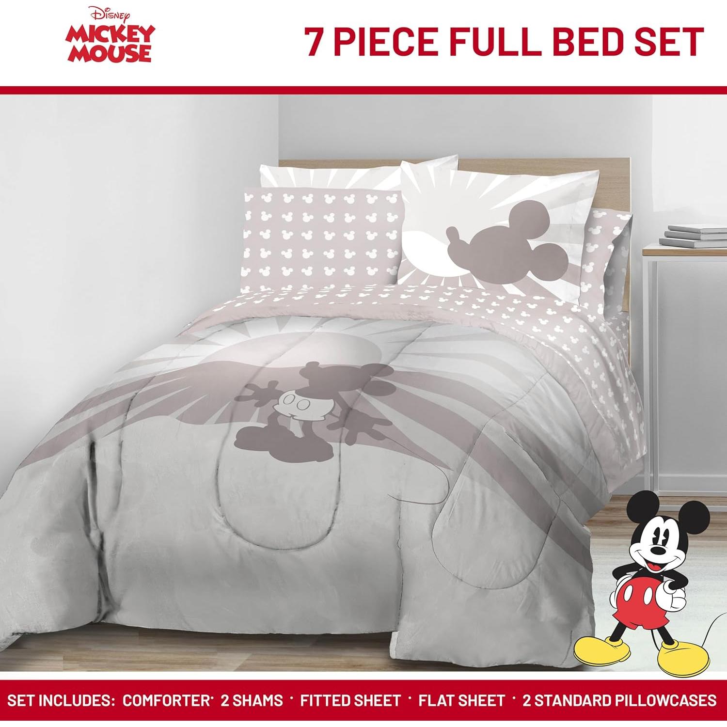 Juego de Edredón Completo Jay Franco Mickey Mouse 7 Piezas