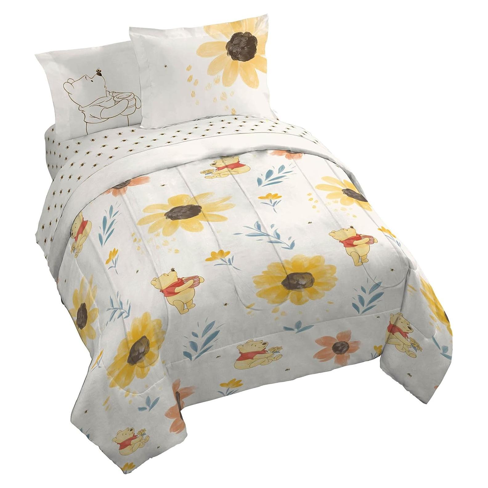 Juego de Edredón Queen Jay Franco Winnie Pooh 7 Piezas