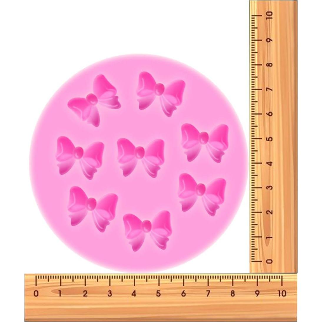 Molde de Silicona para Fondant YunKo Lazo Rosa 7.87 cm