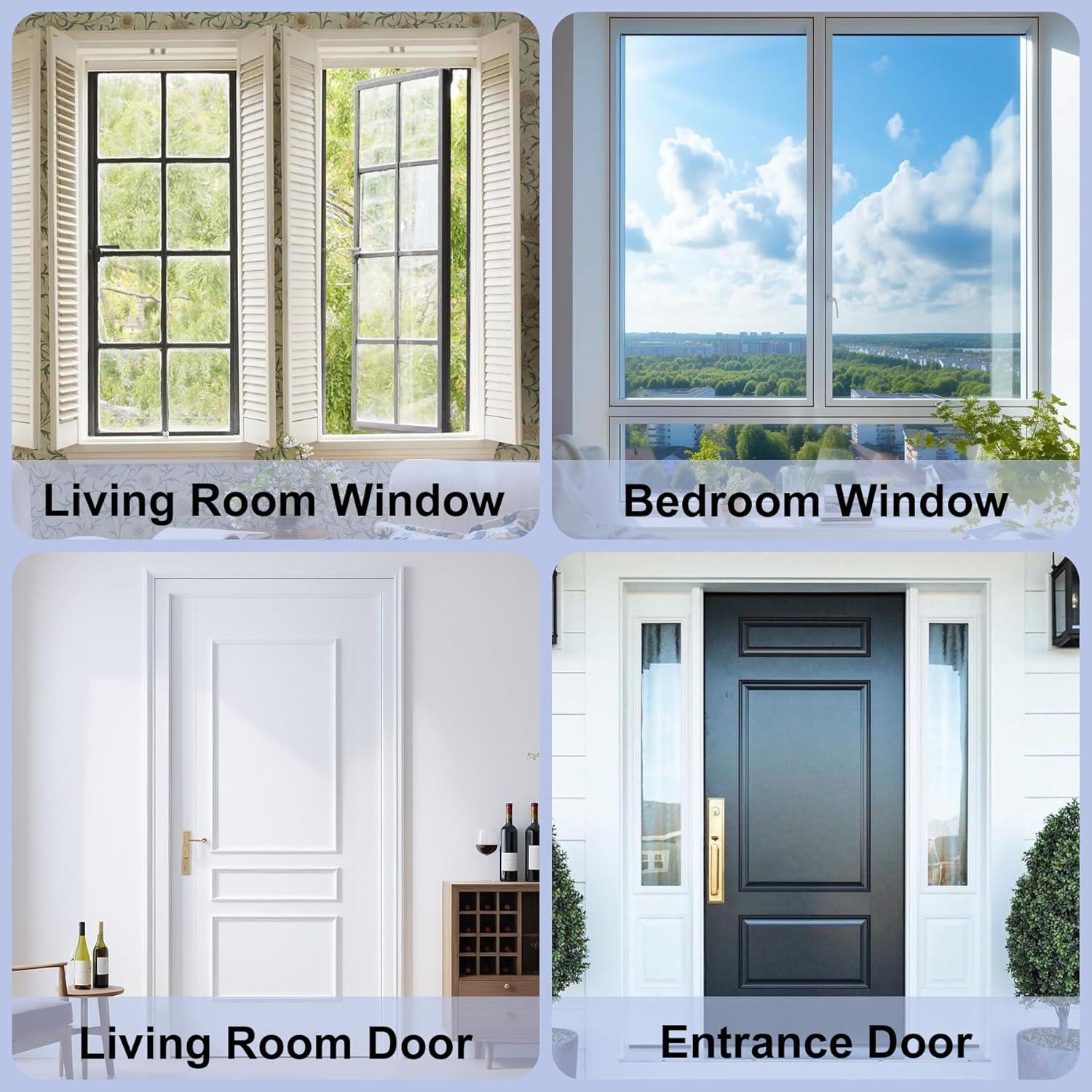 Tira de Sello Autoadhesiva Coengwui 72m A Prueba de Polvo y Sonido