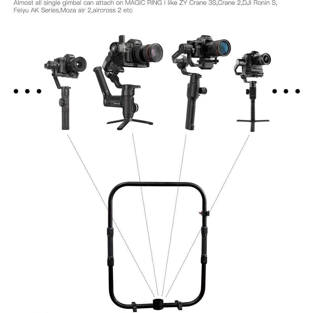 Agarre de Anillo de Mano DF DIGITALFOTO para Gimbals 2.49 kg