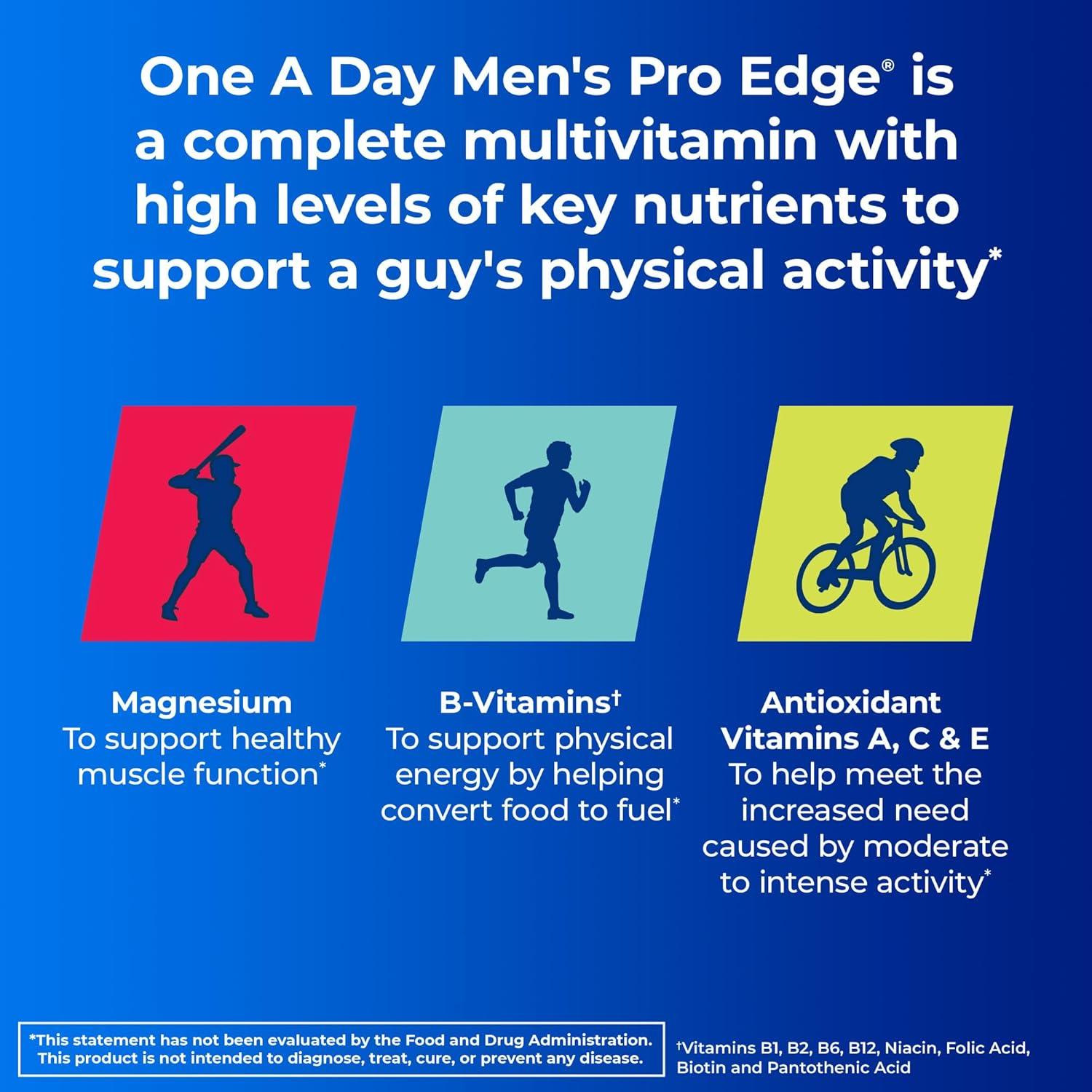 Multivitamina One A Day Hombres Pro Edge 50 Tabletas