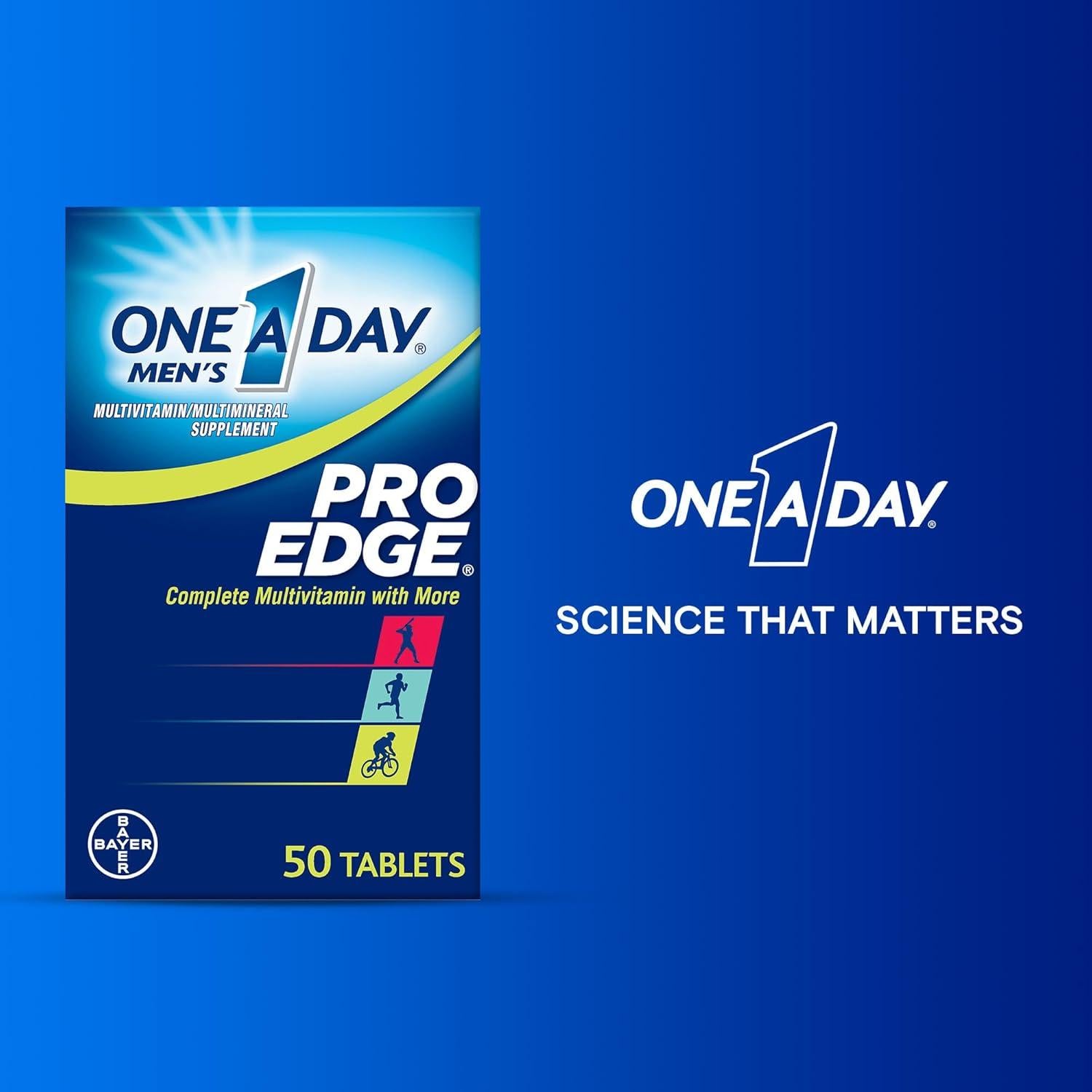 Multivitamina One A Day Hombres Pro Edge 50 Tabletas