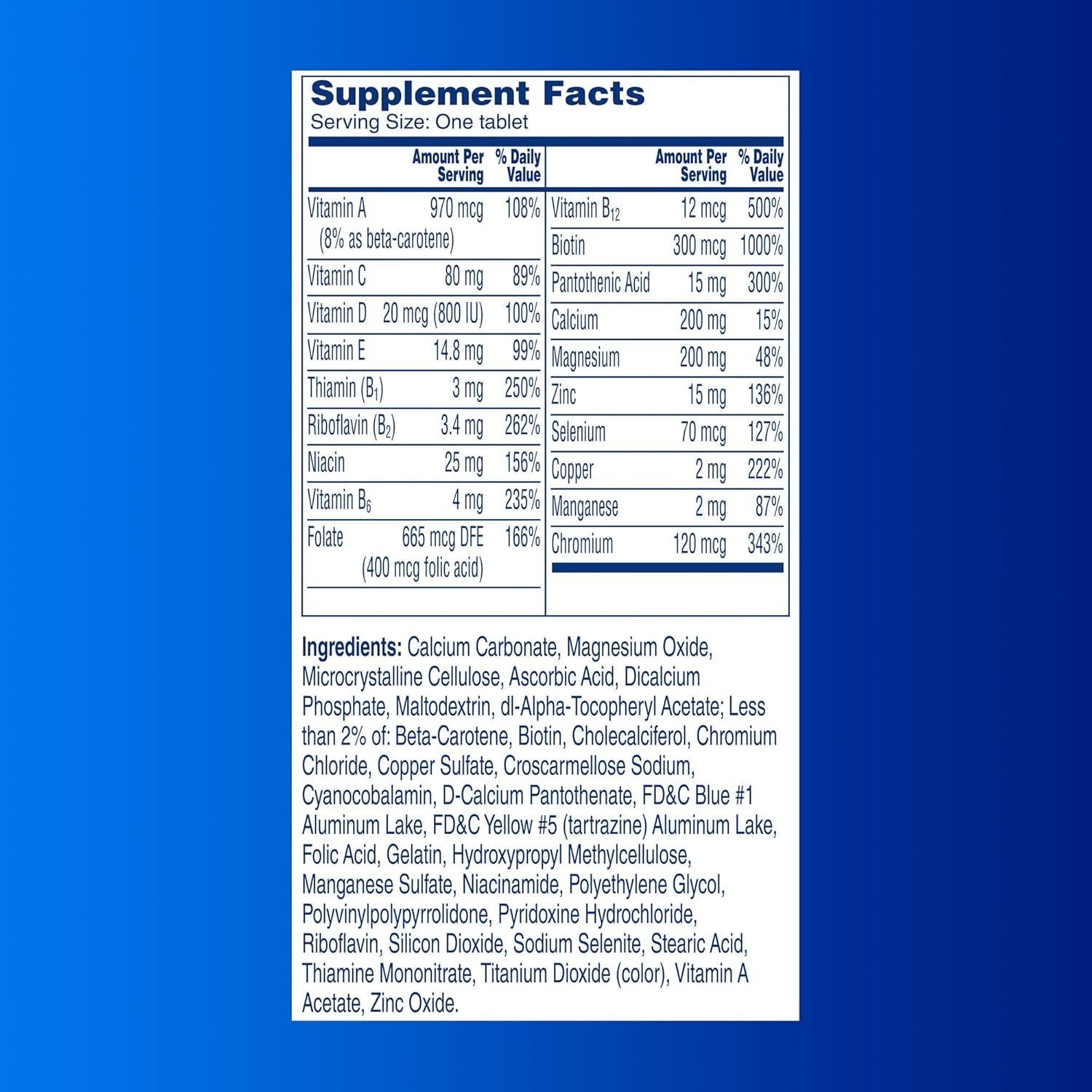 Multivitamina One A Day Hombres Pro Edge 50 Tabletas