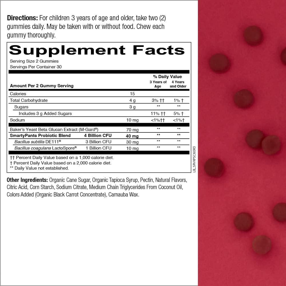 SmartyPants Gominolas Multivitamínicas Orgánicas 60 Unidades