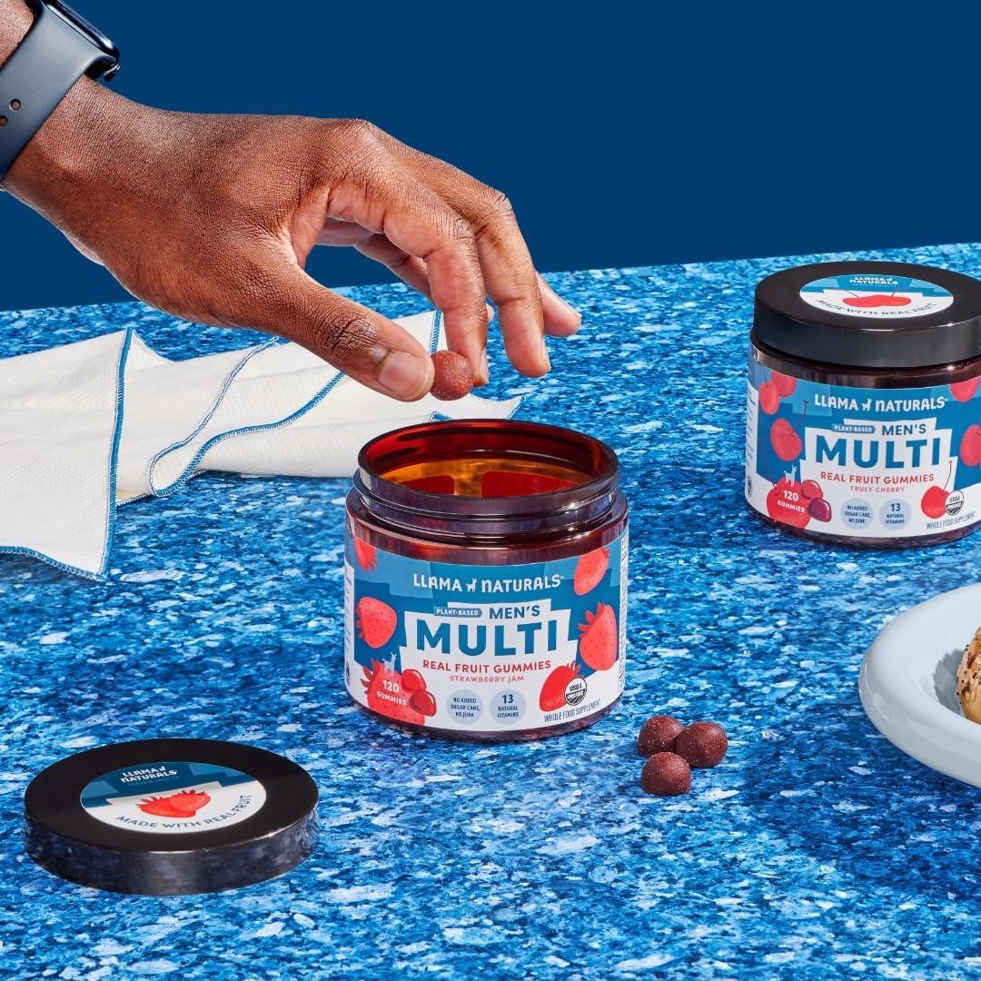 Multivitamina Vegana para Hombres Llama Naturals 120 Gomas Cereza