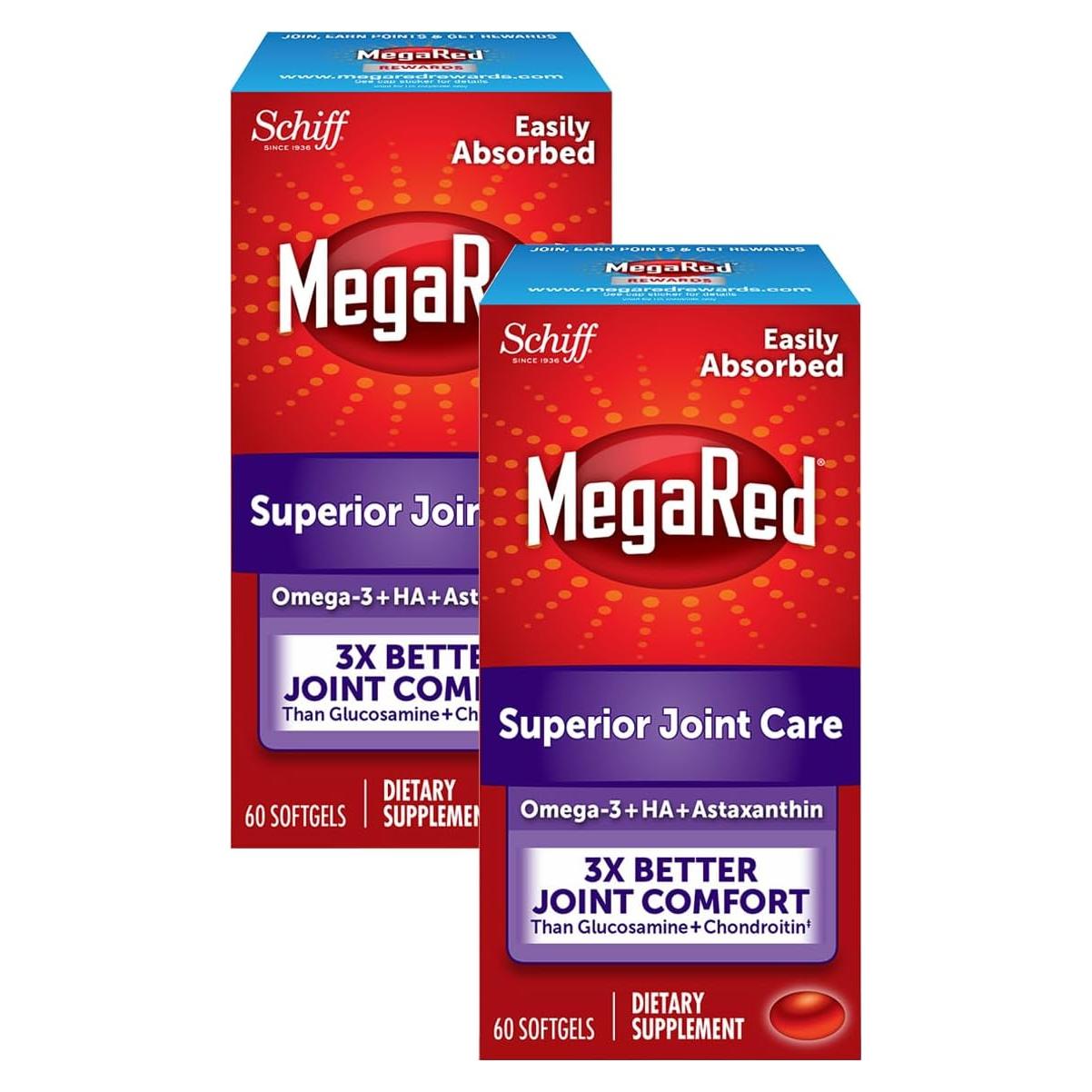 MegaRed Suplemento de Aceite de Krill Omega-3 120 Cápsulas