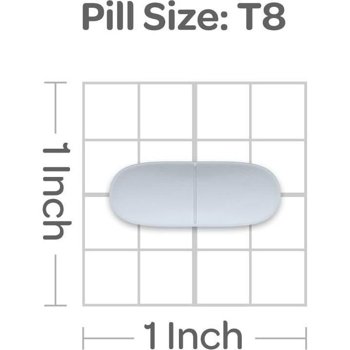 Magnesio Puritan's Pride 500 mg 100 Tabletas Salud Ósea