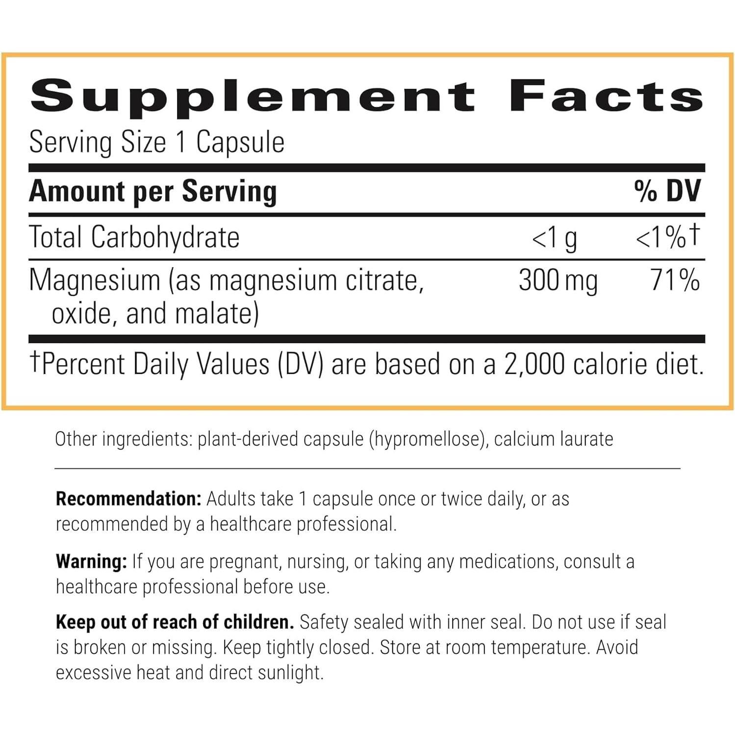 Integrative Therapeutics Tri-Magnesio 90 Cápsulas - Apoyo Huesos y Relajación