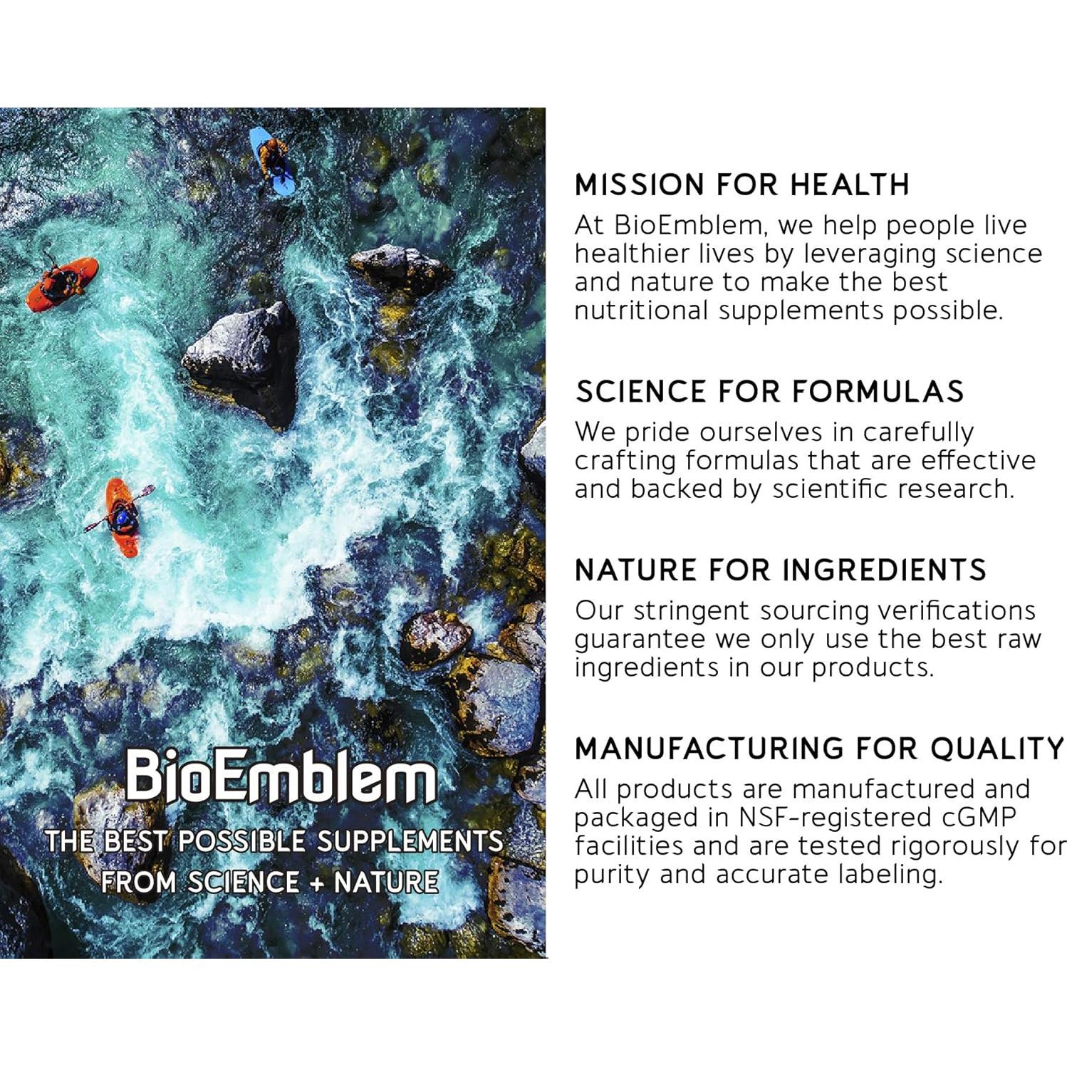 Suplemento de Cúrcuma Curcumina BioEmblem 180 Cápsulas