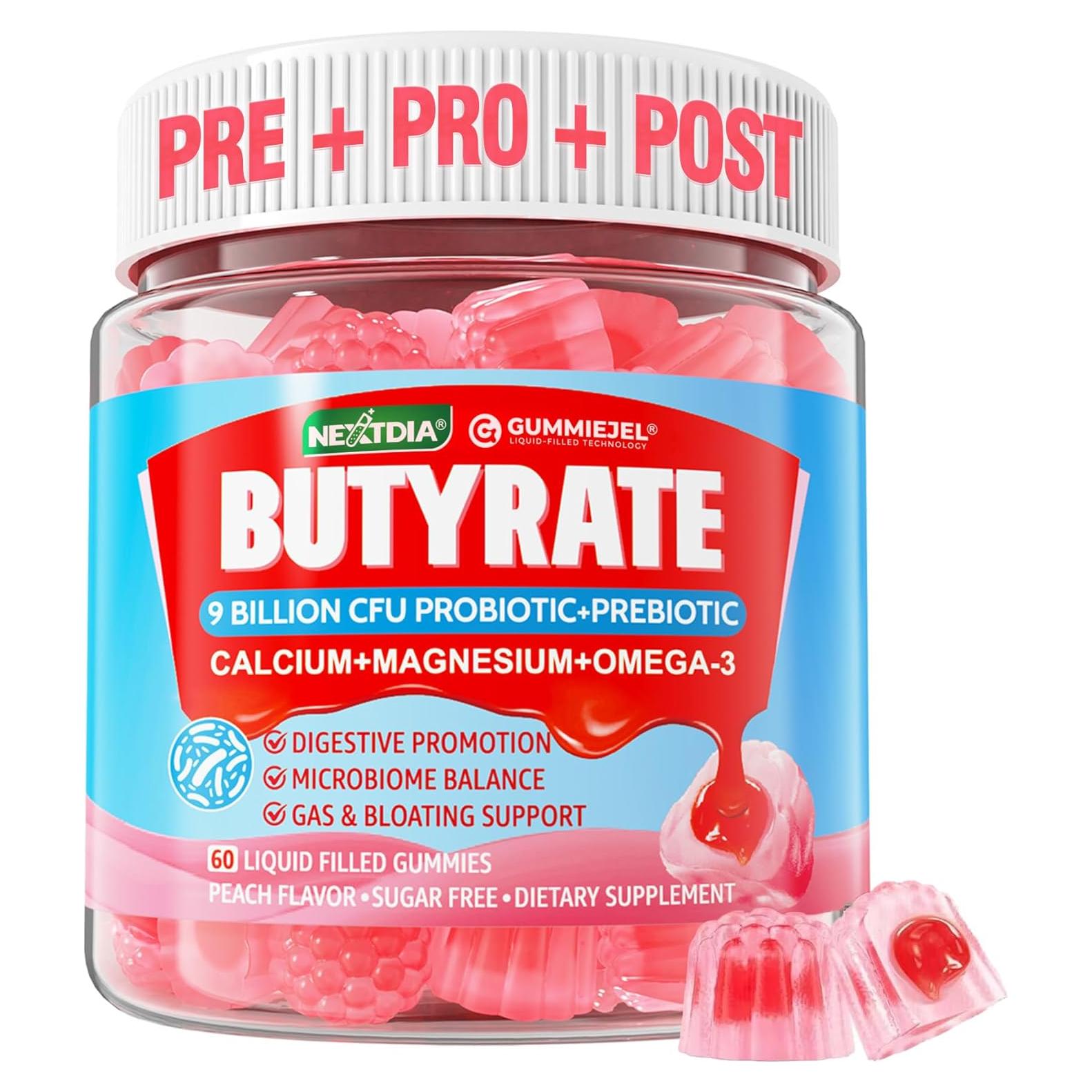 Gomitas Probioticas Nextdia 60 Unidades Omega-3 Butirato